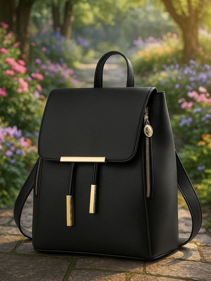 Fashionable backpack for everyday essentials